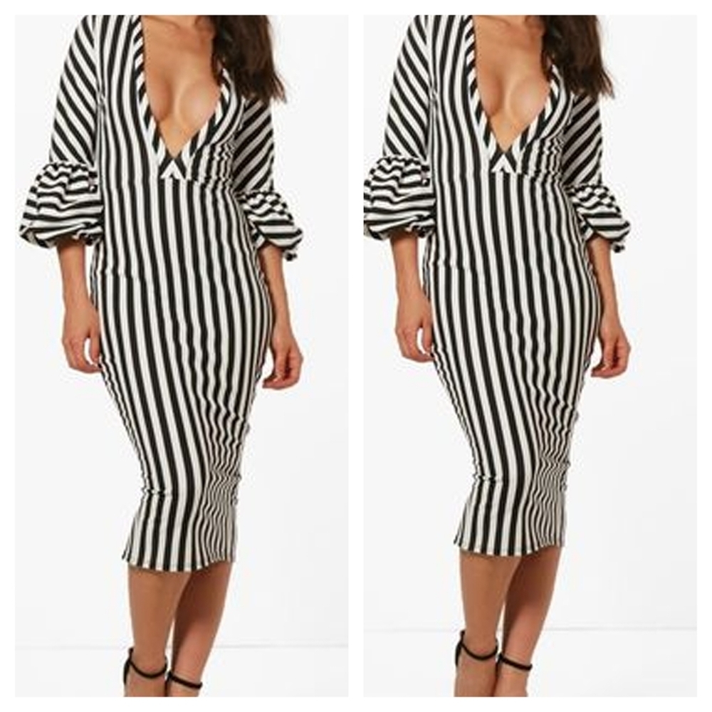 Gently worn (less than 4 hours) mono print dress